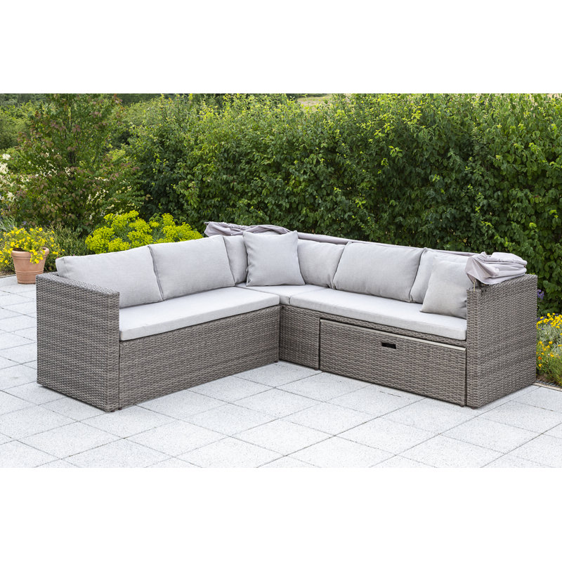 Sol 72 Outdoor Marra Garden Corner Sofa with Cushions & Reviews
